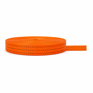Sangle d'arrimage à cliquet robuste en polyester orange du Vietnam, 38 mm (1,5 pouce), 1,5 tonne (1500 kg), 100 m, en rouleau de sangle tissée - Product Image 1