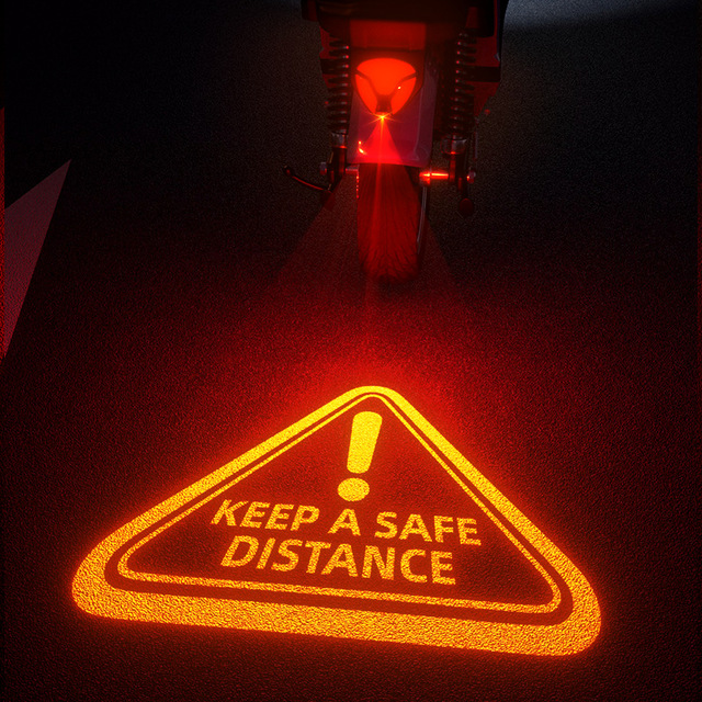 FDN Tail Light New Arrival E-Motorcycle Lighting System Projection Tail Light Brake Warning Turn Signal &Safe COB Reminder