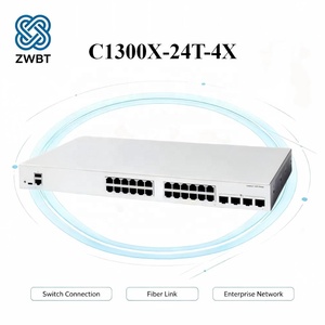 Switch Cisco C1300X-24T-4X Catalyst Serie <span class=keywords><strong>1300X</strong></span> de 24 Puertos Gigabit Sin PoE, Switch Administrado de Capa <span class=keywords><strong>3</strong></span>, 4x10G SFP+ Uplink, Apilable - Product Image 2