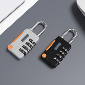 नए एंटी-चोरी जिम और स्विमिंग पूल कैबिनेट लॉक क्रोम-प्लेटेड डबल लीवर बहु-रंग टिकाऊ जस्ता मिश्र धातु पासवर्ड पैडलॉक - Product Image 4