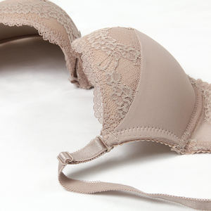 Nuovo modello <span class=keywords><strong>reggiseno</strong></span> Non imbottito <span class=keywords><strong>reggiseno</strong></span> adulto Sexy in Nylon per donna <span class=keywords><strong>reggiseno</strong></span> in pizzo da donna Push senza cuciture tinta unita chiusura posteriore con ferretto 3 pezzi - Product Image 6