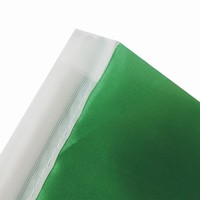 Drapeau vert, blanc et rouge en polyester pour fenêtre de voiture, tricoté, bon marché, vente en gros en chine