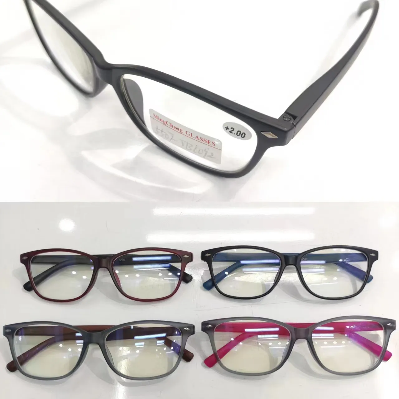 Reading Glasses 5 Pairs Quality Readers Spring Hinge Vintage Glasses for Reading for Men and Women