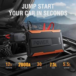 <span class=keywords><strong>Utrai</strong></span> voiture saut démarreur multi-fonction outils d'urgence <span class=keywords><strong>2000A</strong></span> 12V courant de pointe LED lampe de poche batterie externe voiture Jumpstart en gros - Product Image 2