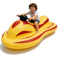 Bateau à moteur gonflable électrique portable pour les jeux aquatiques en famille, divertissement en piscine et en lac