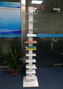 Heavy-Duty một mặt 11-Tier lưu trữ cuốn sách và Tạp Chí tổ chức Rack với Knock-down cấu trúc sắt kim loại kệ sách đứng - Product Image 4