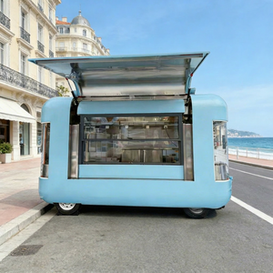 <b>Small</b> Electric Mobile Food Trailer Coffee Truck <b>Ice</b> Cream Cart for Street Vending Snack Fast Food Kiosk Full Kitchen Equipment - Product Image 1