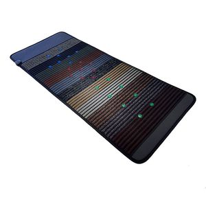 Nệm massage sinh học Rainbow Chakra trị liệu nhiệt tia hồng ngoại xa, ánh sáng đỏ photon, PEMF, thạch anh tím, <span class=keywords><strong>tourmaline</strong></span> - Product Image 1
