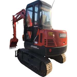 Doosan รถขุดตีนตะขาบ DH55มือสองพร้อมเครื่องยนต์ Doosan 5.5TON น้ำหนักในการทำงาน3เมตรความจุของถังมอเตอร์ & ปั๊ม - Product Image 1
