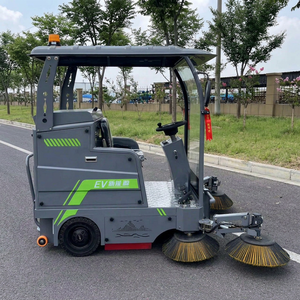 Sharp Smart Road Sweeper Deposit Guides Powerful Electric Sweeper Robust Street Sweeper for Road Sweep Tasks - Product Image 1
