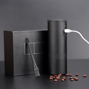 Kingze USB Có Thể Sạc Lại Tự Động Mini Cà Phê Đậu Máy Xay Cá Nhân OEM Cà Phê Điện Tử Maker Thiết Kế Hiện Đại - Product Image 4