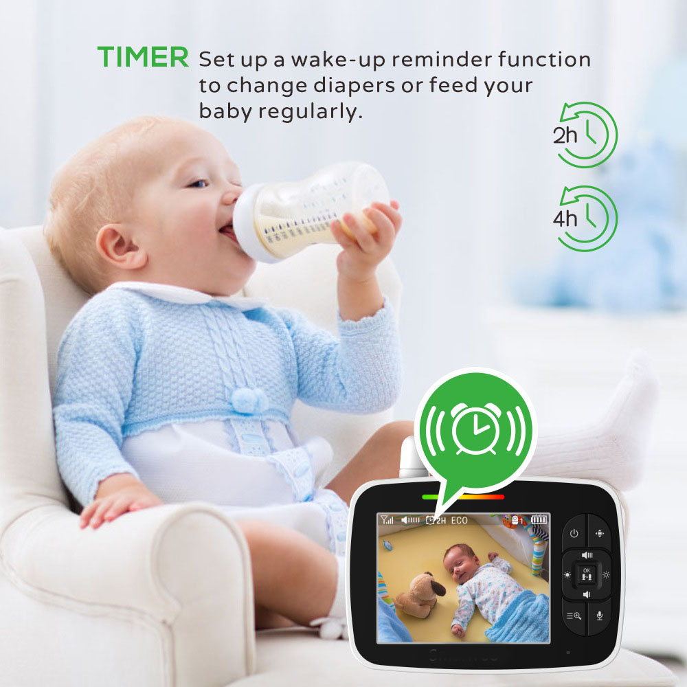 Factory stable quality hot bebe monitor camera with night version