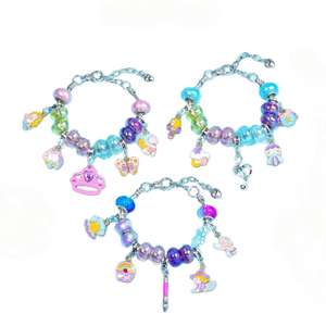 Lujo 2025 colección pulsera de cuentas de acero inoxidable colgante chapado en oro joyería de moda para mujer accesorio de bolso - Product Image 1