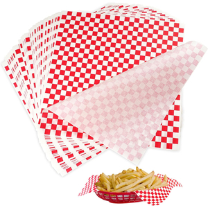 Custom Printed Greaseproof PE Coated Single Side Craft Paper Sandwich Burger Pizza Wrapping Logo Bread Cookie Sushi Food