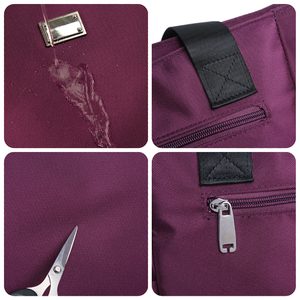 Luxury <strong>Vintage</strong> Canvas Waterproof Fashion Crossbody Shoulder Tote Bag Designer Zipper <strong>Laptop</strong> Women's Messenger Bag - Product Image 4