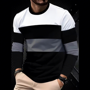 <span class=keywords><strong>T</strong></span>-<span class=keywords><strong>Shirt</strong></span> da <span class=keywords><strong>Uomo</strong></span> di Alta Qualità per Autunno e Inverno, Calda e alla Moda, con Stampa Digitale 3D, Collo Tondo e Maniche Lunghe - Product Image 1