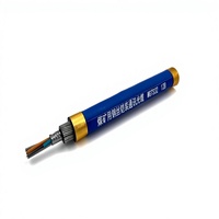 Câble de signal blindé multiconducteurs pour mines de charbon, câble composite de contrôle blindé en cuivre, câble minier à gaine extérieure en PVC bleu