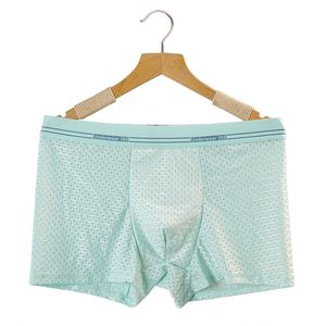 Bóxers Ultrafinos y Sensuales al por Mayor, Calzoncillos Convexos de Talla Grande, Ropa Interior Masculina de Malla de Seda de Hielo - Product Image 4