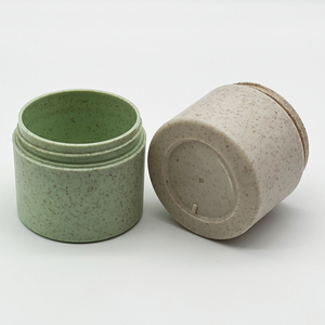 Eco Friendly Wheat Straw Biodegradable <strong>Cosmetic</strong> <strong>Jar</strong> Containers 10g 20g 30g 50g 100g 150g 200g 250g - Product Image 6