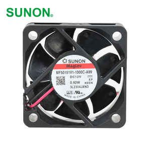 Ventilador Axial SUNON MF50151V1-1000C-A99 Eléctrico OEM de Plástico 50x50x15mm 12VDC 72mA 0.92W 6100RPM 17.0CFM con Rodamiento de Vapor para Gabinete - Product Image 1