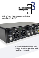 Ensemble audio de studio portable, console de mixage sonore à réduction de bruit, microphone à voix pure, support de microphone, cartes son audio, mélangeurs