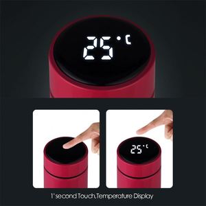 Hot Selling 16oz Double Wall Stainless Steel Private Label Smart Water Bottle With LED Temperature Display - Product Image 4