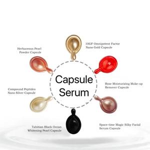 OEM Etiqueta Privada Vitamina E <span class=keywords><strong>C</strong></span> Ceramida <span class=keywords><strong>C</strong></span>ápsulas Ácido Hialurónico Infundido Día Noche Suero para Esencia Blanqueamiento Cuidado DE LA Piel Reparación F - Product Image 6