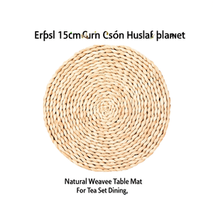 Tovaglietta in foglie di mais Erpsl da 15 cm, intrecciata naturalmente, per set da tè e pranzo - Product Image 2