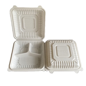 Kotak <span class=keywords><strong>Burger</strong></span> Ramah Lingkungan Sekali Pakai Biodegradable dari Pati Jagung Grosir - Product Image 1