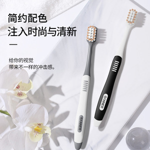 Banner Soft Bristle Toothbrush Adult <b>Gum</b> Care Wide Head Manual Toothbrush - Product Image 3
