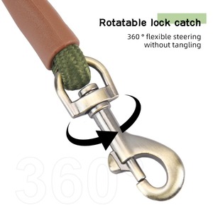 Correa de Lujo para Perro, Suave, Reflectante, Ecológica, de Nailon Estampado, con Asa de Espuma de Burbujas y Diseño Antitirones de Cadena en P - Product Image 6