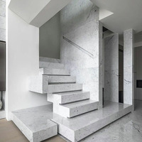 Dalles de marbre blanc Calacatta poli de luxe en gros pour projets de construction, murs, sols et comptoirs (commandes en gros)