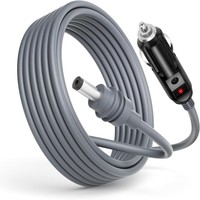 Câble d'alimentation DC Starlink Mini 12V-24V 3A à charge rapide, adaptateur allume-cigare tressé 18AWG étanche pour caméra, camion, camping-car, bateau