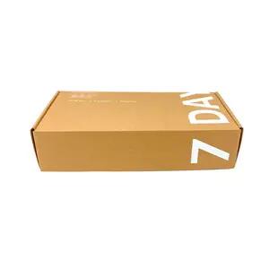 Wholesale Durable Recycled Cowhide Gift Corrugated Boxes With Custom Logo With Hard Tape