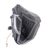 Phare LED YongJin avec faisceau haut/bas DRL avec yeux d'ange pour BMW F800R