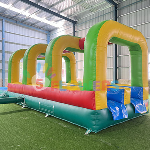Trung Quốc bán inflatables kép <span class=keywords><strong>Lane</strong></span> trượt nước Inflatable trượt nước với hồ bơi trượt bơm hơi cho vui - Product Image 6
