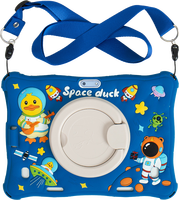 Tablet Anak 10.1 Inci, Tablet Anak dengan Pelindung, Mendukung Android, Kartu SIM, Casing Plastik, Terhubung Wifi untuk Permainan Edukasi