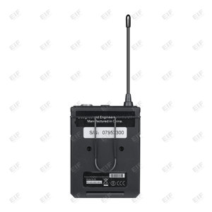 Professional PLL <b>Wireless</b> Lavalier & Bodypack System, 610-670MHz, >105dB SNR, 3–10dBm Adjustable Power for Speech Classroom - Product Image 4