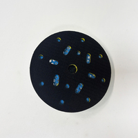 Plaque de ponçage professionnelle de 6 pouces (150 mm) à trous multiples avec extraction de poussière pour polisseuse orbitale de rénovation automobile