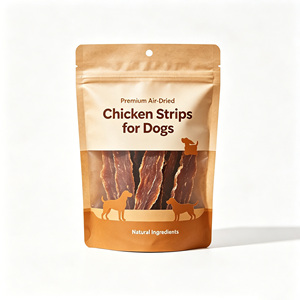 Strisce di <span class=keywords><strong>Carne</strong></span> di Pollo Essiccata all'Aria Senza Cereali <span class=keywords><strong>per</strong></span> <span class=keywords><strong>Cani</strong></span>, Basso Contenuto di Grassi, Alta Assorbenza, Snack <span class=keywords><strong>per</strong></span> Addestramento e Premio Quotidiano, <span class=keywords><strong>Per</strong></span> Tutte le Età, 18 Mesi - Product Image 6
