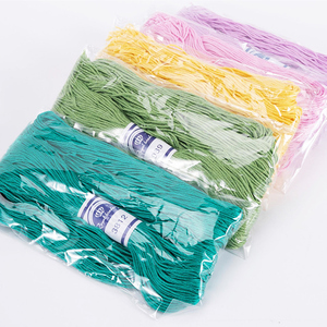 Fil à broder en coton mercerisé 100% 1m*100/sac, tressé, bricolage, pompon, fil torsadé, <span class=keywords><strong>broderie</strong></span> à la main, couture, tricot, <span class=keywords><strong>broderie</strong></span> - Product Image 1