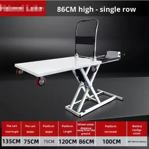 Troli Baru yang Dipasang di Mobil untuk Memindahkan dan Memunggah Barang, <span class=keywords><strong>Platform</strong></span> Flatcar Baja, Gerobak Gunting, Truk Flatbed Pengangkat Hidrolik Listrik, Dapat Disesuaikan - Product Image 6