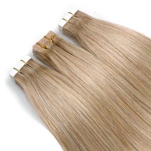 Extensiones de cabello humano Remy Jasmine Beauty 12A con cinta adhesiva invisible, trama fina, 100% cabello humano, extensiones de cabello liso natural. - Product Image 5