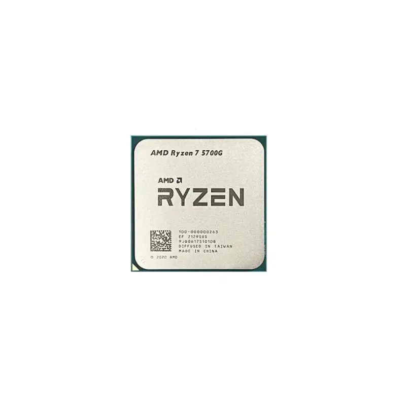 Toptan Ryzen 7 CPU sekiz çekirdek 5700g 5700x 5800x 7700x PC parçaları işlemci