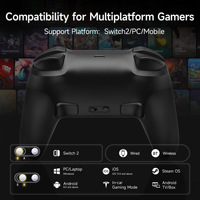 Control Inalámbrico EasySMX S10c con Bluetooth para Trigger Gamepad con Ventosas para PC, GameCube y Wii U