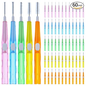 10 paquets de brosses à <span class=keywords><strong>dents</strong></span> pour appareils dentaires, hygiène bucco-<span class=keywords><strong>dentaire</strong></span>, nettoyage des <span class=keywords><strong>dents</strong></span>, brosse interdentaire, cure-dent <span class=keywords><strong>avec</strong></span> tête de fil <span class=keywords><strong>dentaire</strong></span> - Product Image 3