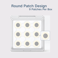 Patchs Hydrocolloïdes Anti-Acné à l'Acide Salicylique en Forme Ronde, Traitement Localisé des Boutons, Contrôle du Sébum, Soin des Imperfections, Emballage Personnalisé