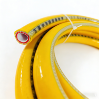 Tuyau flexible haute pression durable et écologique en PVC tressé pour gaz GPL, air, eau, irrigation 3/8-1 pouce