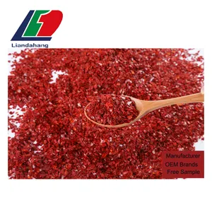 Tiempo seco Pimiento dulce pimiento rojo exportador coreano copos de chile rojo Gochugaru