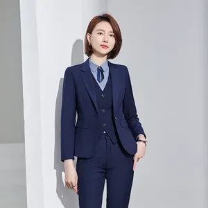 क्लासिक सुरुचिपूर्ण महिला ब्लेज़र सूट कोट पैंट महिलाओं के लिए औपचारिक कार्यालय महिला सूट व्यवसाय सूट
